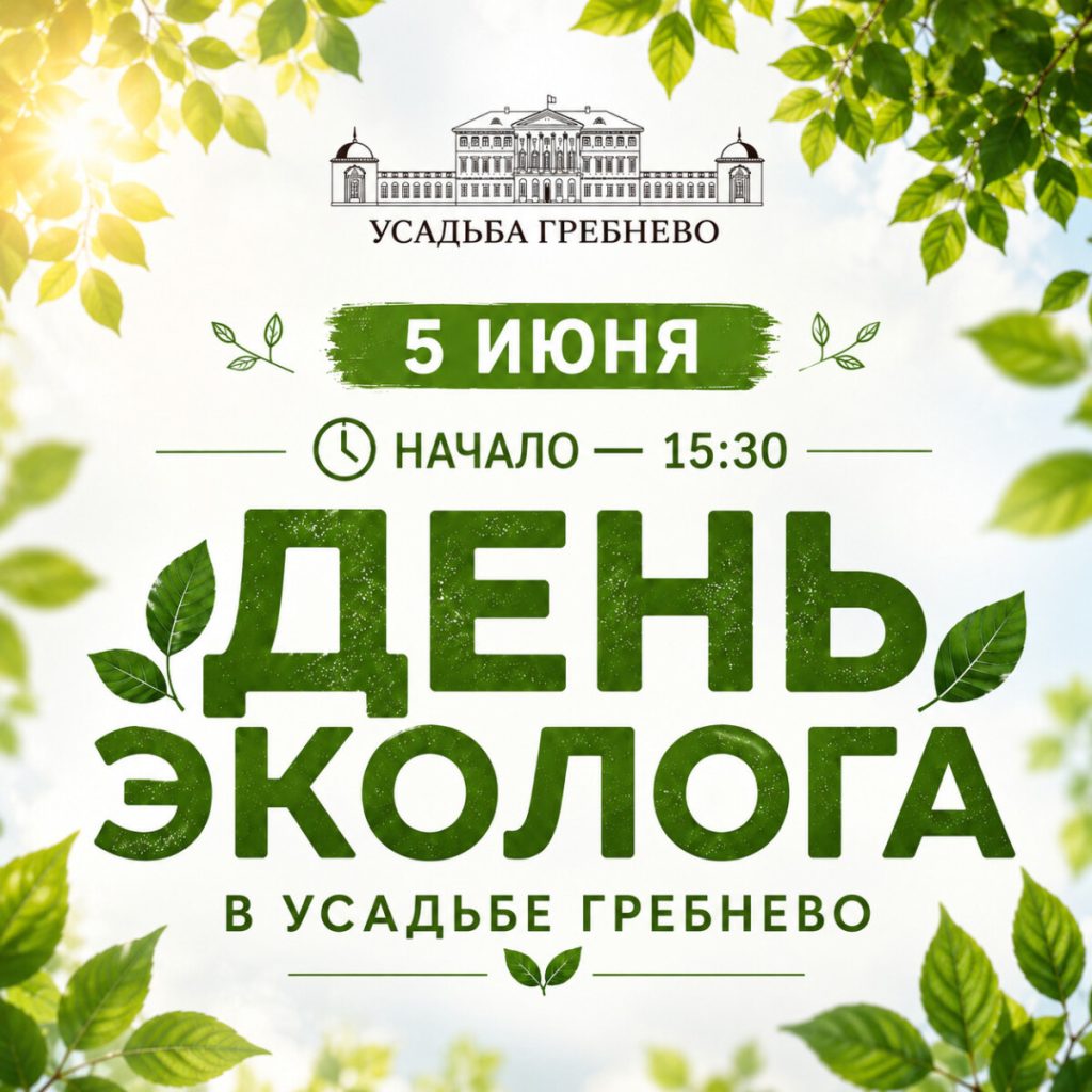 5 июня. День эколога в усадьбе Гребнево