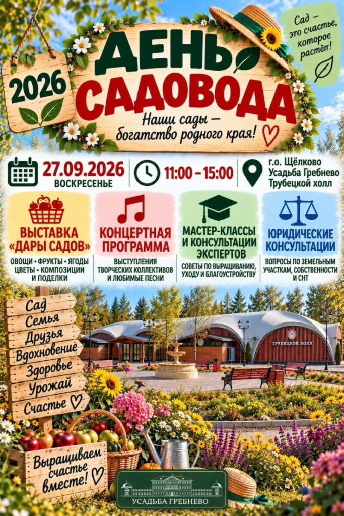 27 сентября. Праздник «День садовода 2026»