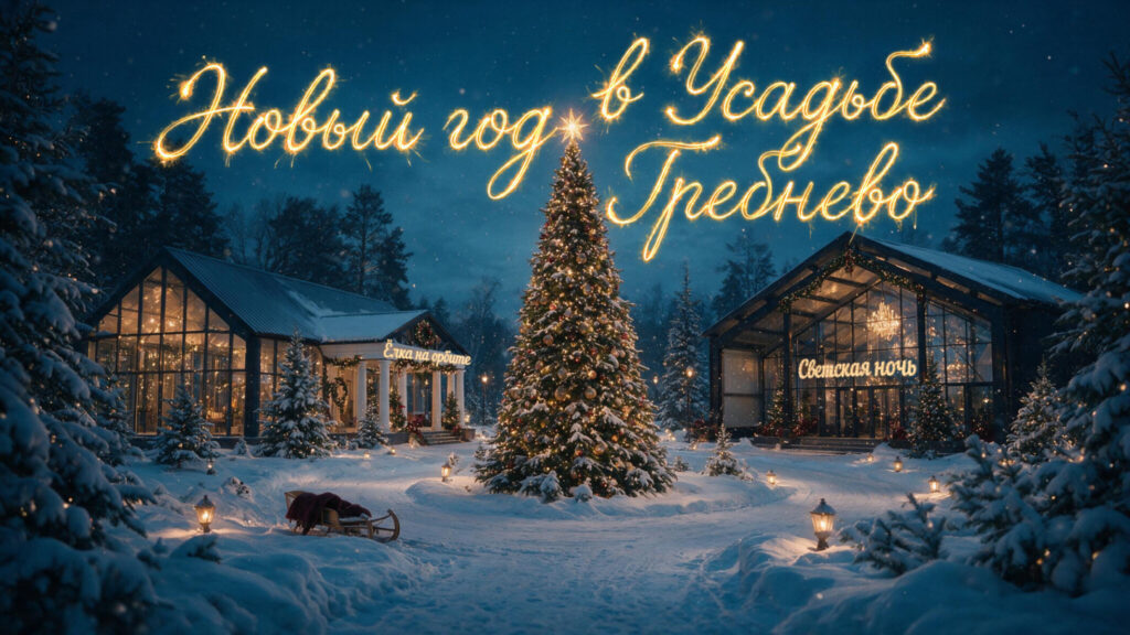 Новый год 2027 в усадьбе Гребнево